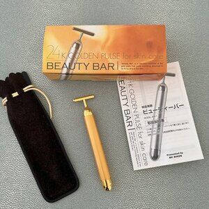 New 24K gold plated beauty bar for face lifting Made in Japan